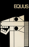 1977 American Theatre (Broadway) Window Card, Equus